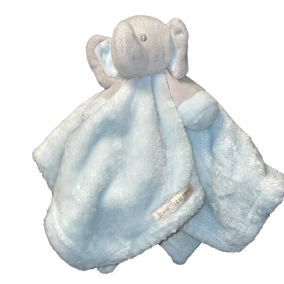 Blankets & Beyond Lovey Elephant Plush Security Blanket Stuffed Animal Nursery - Picture 4 of 10